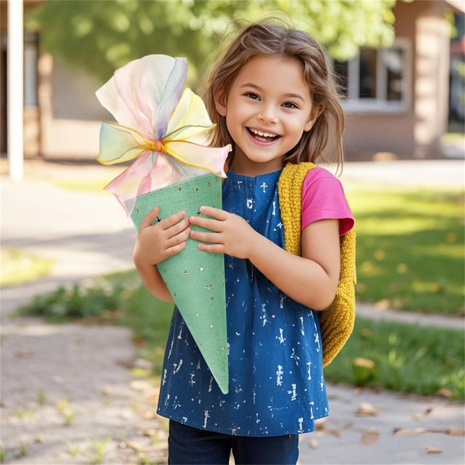 Cotton Candy Cone - School Cone 2 Pieces Cookie Bags