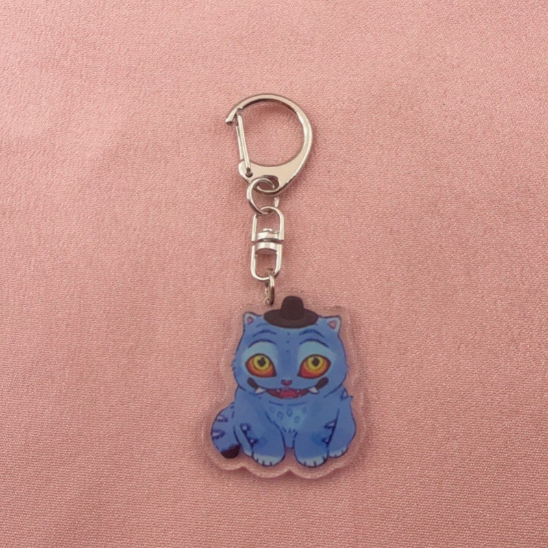 8pcs acrylic cute cat keychain - Event Party 评论和价格