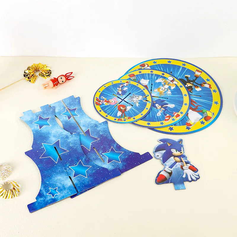 Anime Sonic Birthday Party Cak - Event Supplies 评论和价格