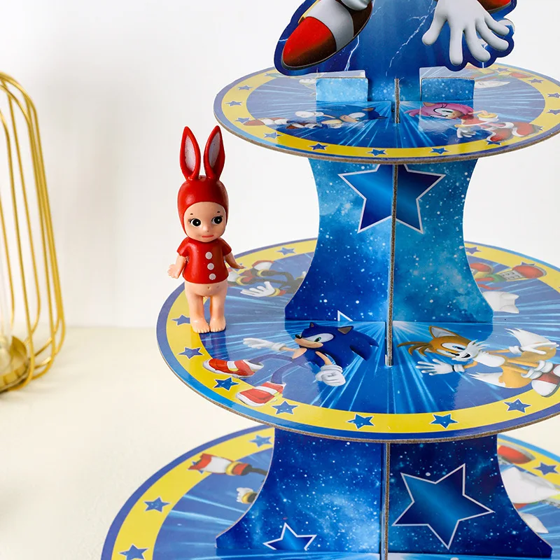 Anime Sonic Birthday Party Cak - Event Supplies 评论和价格