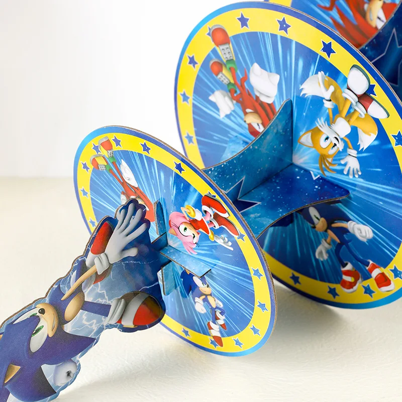 Anime Sonic Birthday Party Cak - Event Supplies 评论和价格